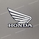 Autocollant logo Honda Wing pour flanc de carénage droit, côté droit