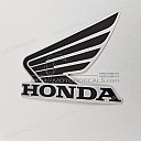 Carenado izquierdo Honda Wing gráfico, lado izquierdo