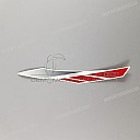 Fuel tank stripe, left side