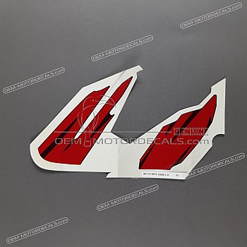 Side cowling decal, left side
