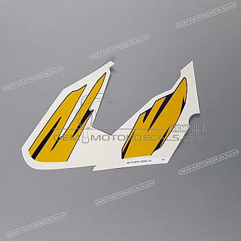 Side cowling decal, left side