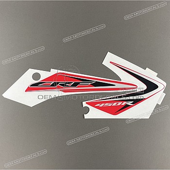 Side cowling decal, right side