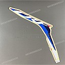 Front shroud decal, left side