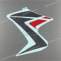 HONDA Pegatina del deflector de radiador izquierdo 86192-MFN-731ZA