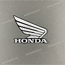Fuel tank wing emblem decal, right side