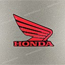 Fuel tank wing decal, right side