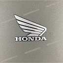 Fuel tank wing emblem sticker, right side