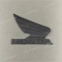 HONDA Emblemat Honda ze skrzydłem na zbiornik paliwa, prawa strona 86201-K2Y-A00ZC