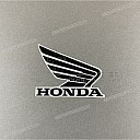 Honda Flügel-Emblem für Kühlerverkleidung, rechte Seite