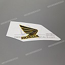 Emblème logo Honda Wing pour flanc de carénage côté droit