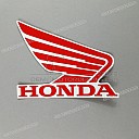Emblema ad ala Honda per serbatoio, lato destro