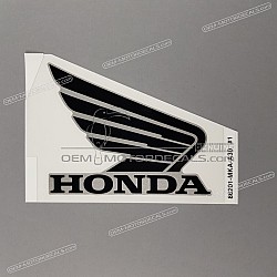 Side cowling decal, right side