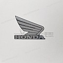 Emblema Honda Wing per serbatoio, lato destro