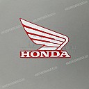 Adesivo Honda Wing, serbatoio, lato destro