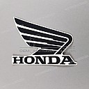 Brandmerk Honda op tank, rechterkant