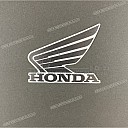 Fuel tank wing emblem, left side