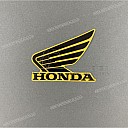 Fuel tank wing emblem sticker, left side