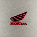 Wing emblem sticker, left side