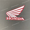 Adesivo emblema ala Honda, lato sinistro