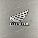 Fuel tank wing decal, left side