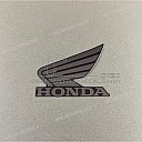 Side cover Honda Wing emblem, left side