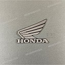 Emblème Honda Wing pour carénage côté gauche