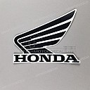 Linke Verkleidung Honda Flügel-Aufkleber