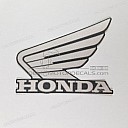 Kraftstofftank Honda Wing Logo Emblem, linke Seite