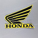 Honda Wing Tankaufkleber, linke Seite
