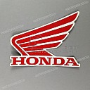 Kraftstofftank Honda Wing Logo Aufkleber, linke Seite