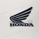 Adhesivo ala HONDA depósito de combustible, lado izquierdo