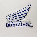 Autocollant logo Honda Wing pour réservoir, côté gauche