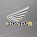 Kraftstofftank Wing Emblem, linke Seite