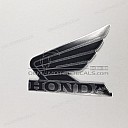 Left cowling Honda Wing logo decal, left side