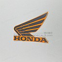 Emblema Wing del depósito de combustible, lado izquierdo