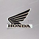 Verkleidungs-Honda-Wing-Emblem, linke Seite