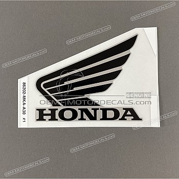 Side cowling decal, left side