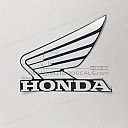 Honda Wing embleem voor tank, linkerkant