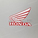 Pegatina Honda Wing, depósito de combustible, lado izquierdo