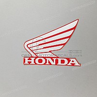 HONDA Pegatina Honda Wing, depósito de combustible, lado izquierdo 86202-MKP-J40ZC