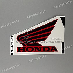 Side cowling decal, left side