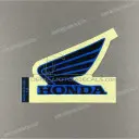 Rear cowl wing graphic, left side