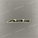 Achterspatbord ABS-embleem