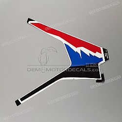 Front fender decal, left side