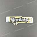 Side cover MONKEY logo decal, left side