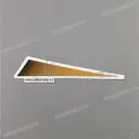 Meter visor stripe, right side