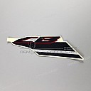 Pegatina de deflector, lado derecho