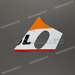 Naklejka na przednią owiewkę (czasza), lewa strona