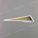 Meter visor stripe, left side