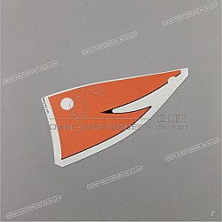 Front cowling decal, right side